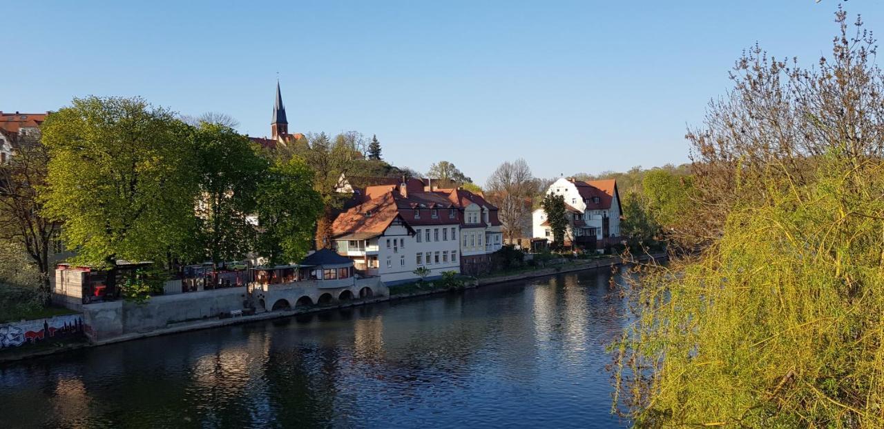 Tipp - Halle Idyllisch Am Fluss Krollwitz 외부 사진